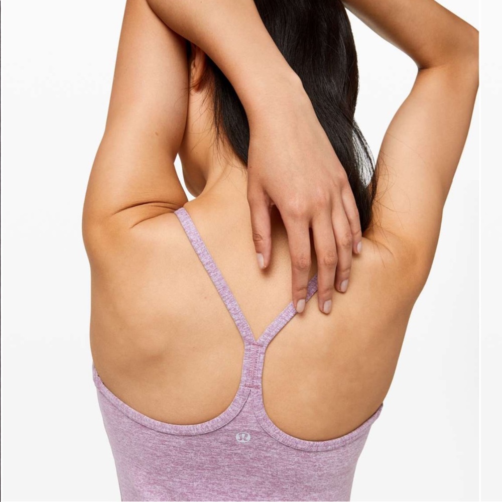 Lululemon athletica Power Y tank Heathered Jubilee